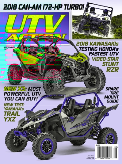 UTV Action September 01, 2017 Issue Cover