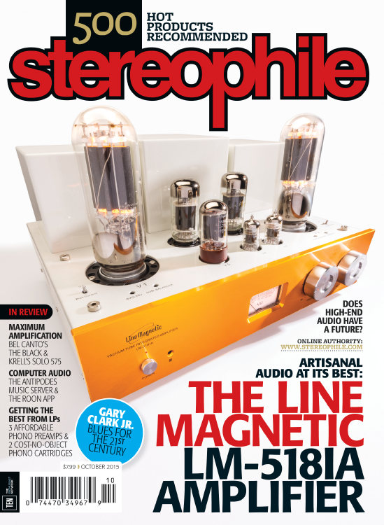 Stereophile October 01, 2015 Issue Cover