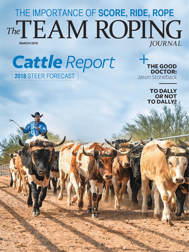 The-Team-Roping-Journal March 01, 2018 Issue Cover