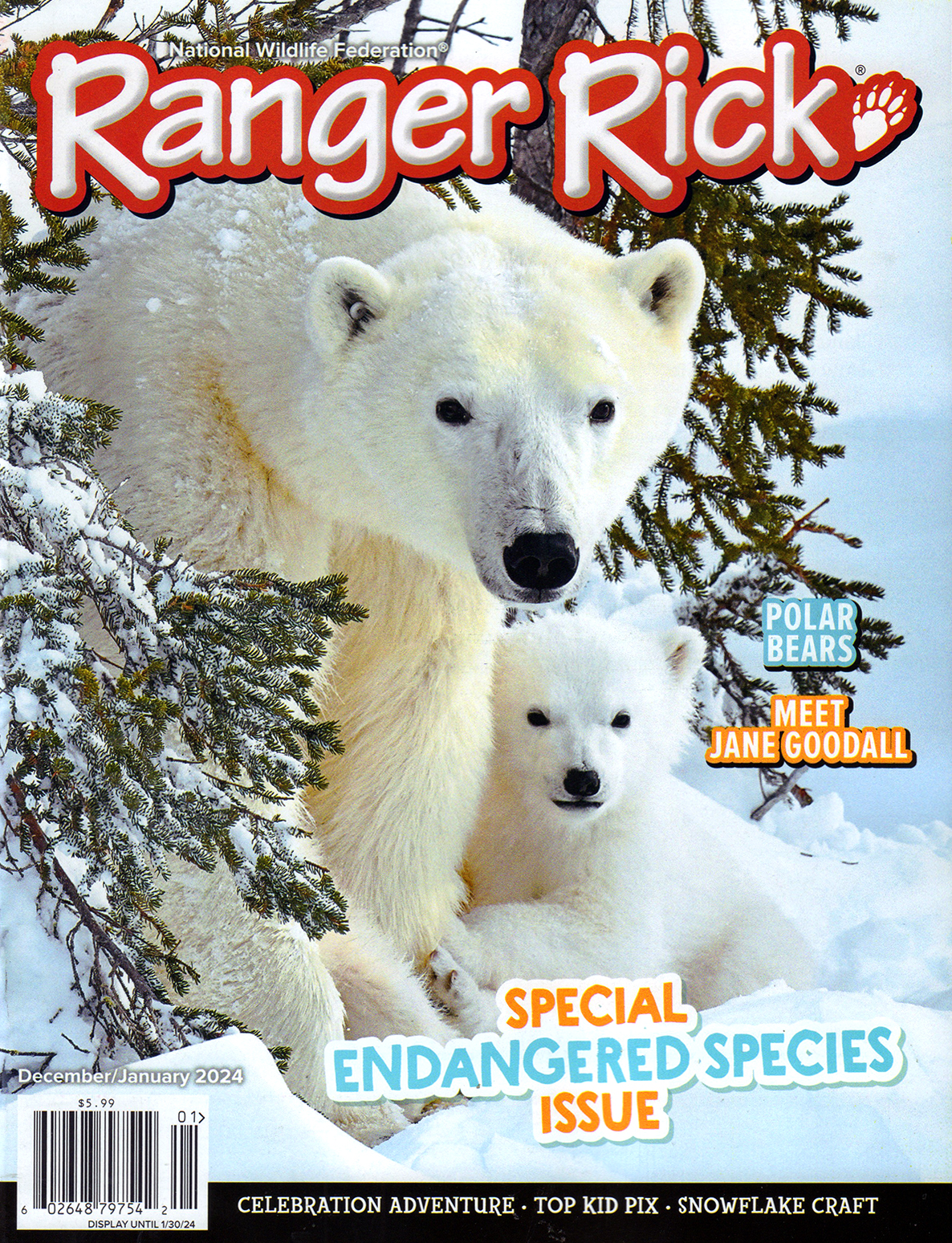 Ranger-Rick December 01, 2023 Issue Cover