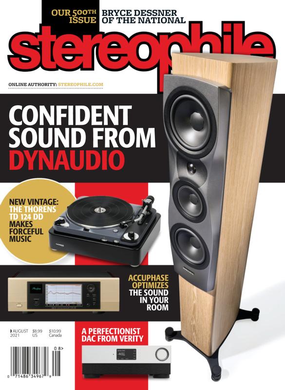 Stereophile August 01, 2021 Issue Cover