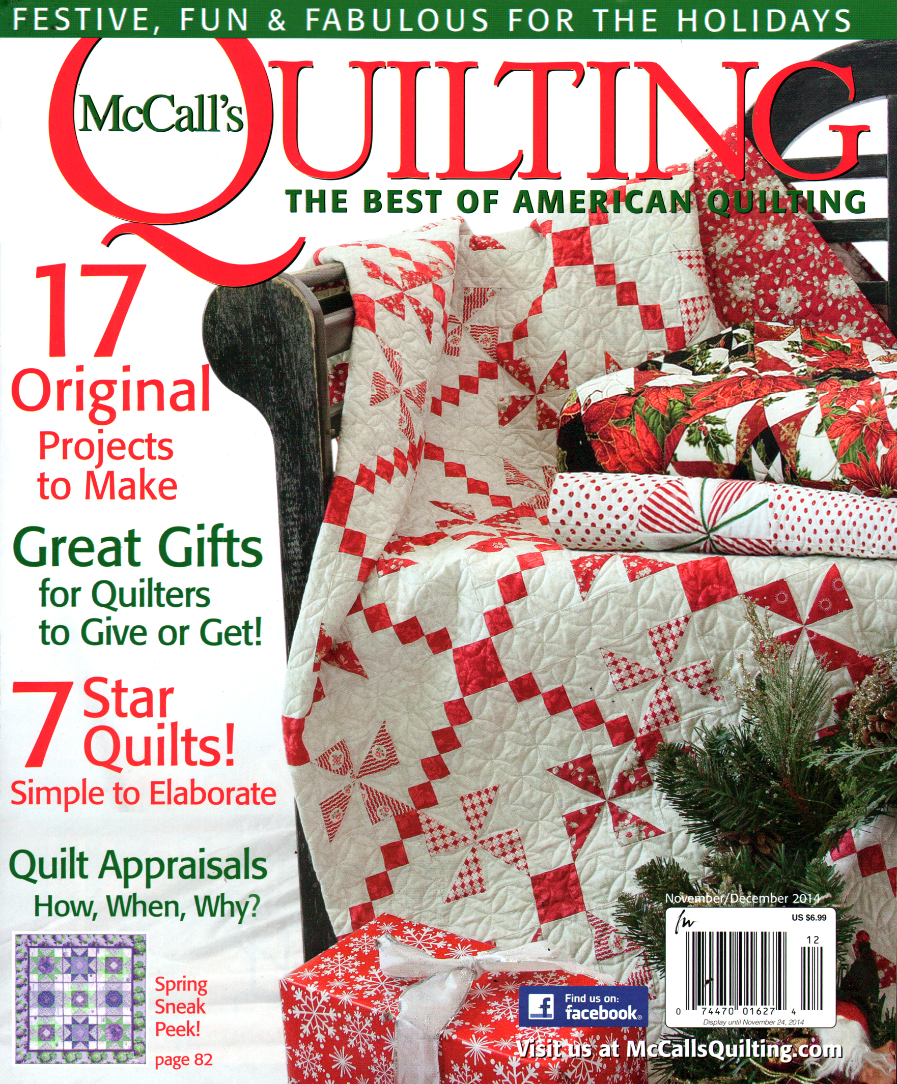mccalls-quilting November 01, 2014 Issue Cover