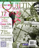 mccalls-quilting November 01, 2014 Issue Cover