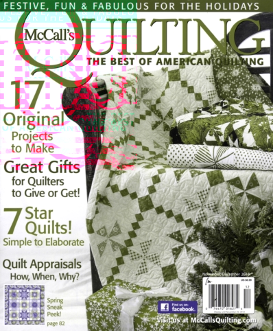 McCall's Quilting November 01, 2014 Issue Cover