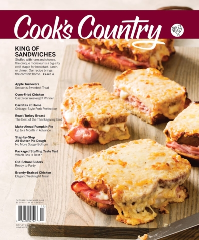 Cook's Country October 01, 2018 Issue Cover