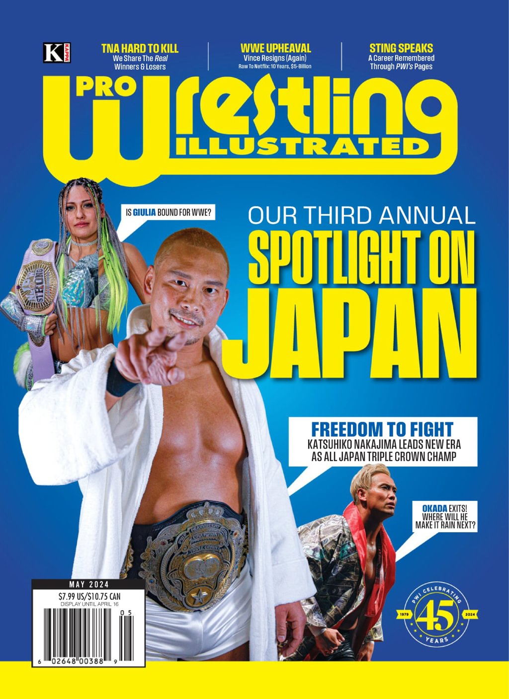 Pro-Wrestling-Illustrated May 01, 2024 Issue Cover