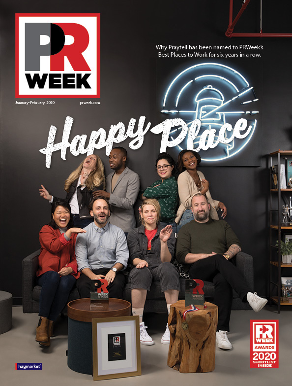 prweek January 01, 2020 Issue Cover
