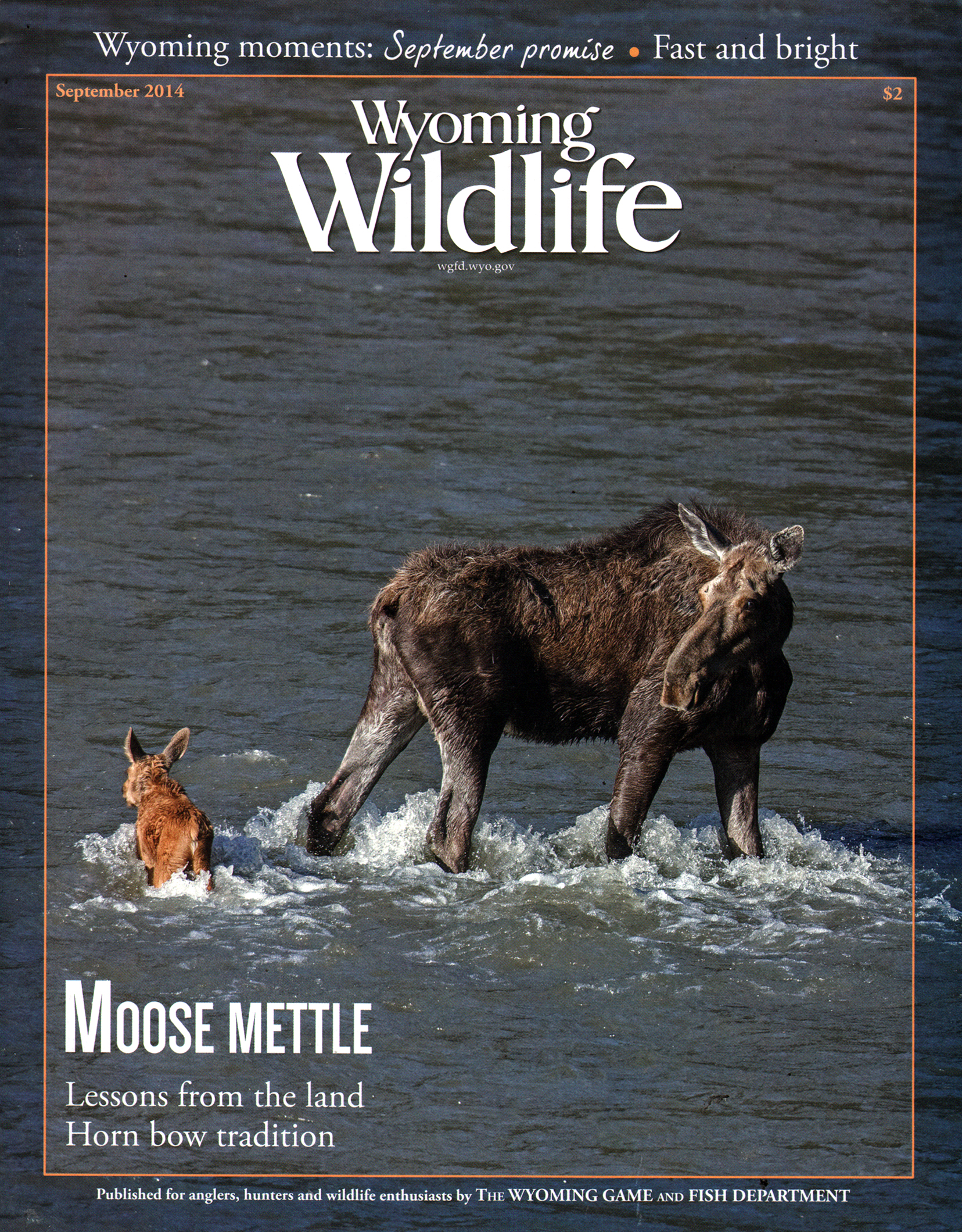 Wyoming-Wildlife September 01, 2014 Issue Cover