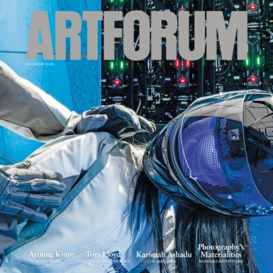 Artforum November 01, 2025 Issue Cover