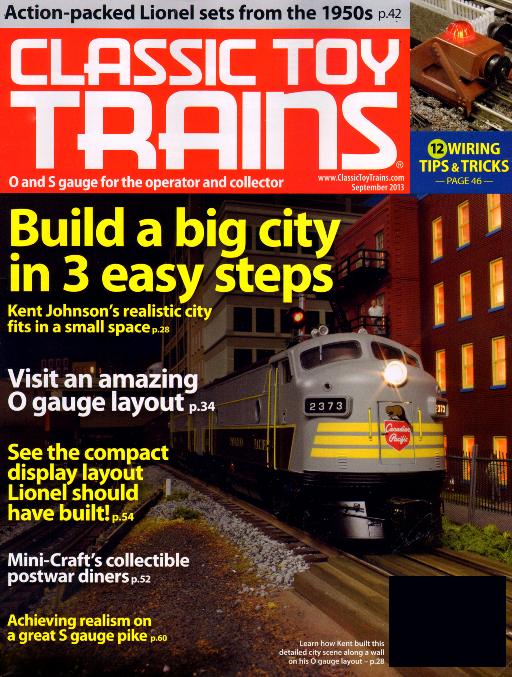 Classic-Toy-Trains September 01, 2013 Issue Cover