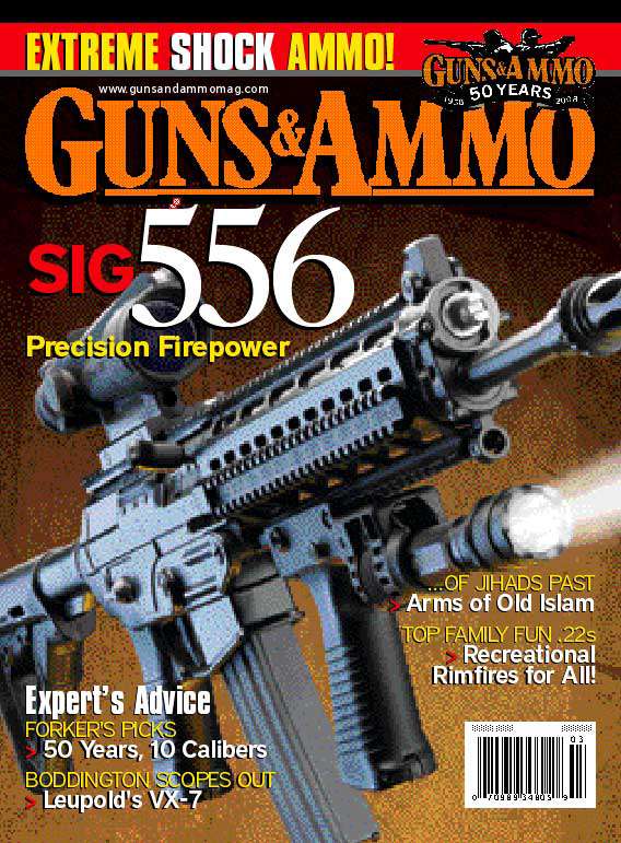 Guns-and-Ammo March 01, 2008 Issue Cover