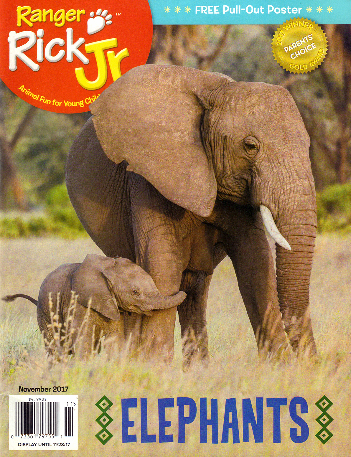 Ranger-Rick-Jr November 01, 2017 Issue Cover