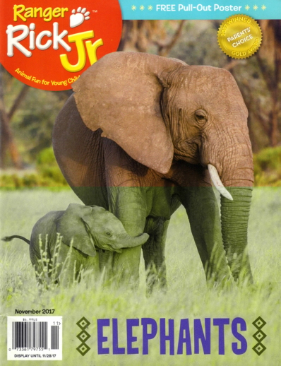 Ranger Rick Jr. November 01, 2017 Issue Cover