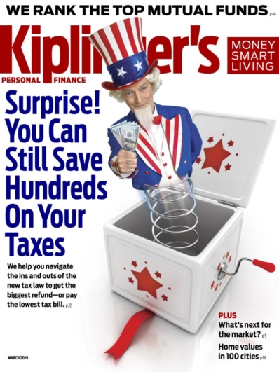 Kiplinger's Personal Finance March 01, 2019 Issue Cover
