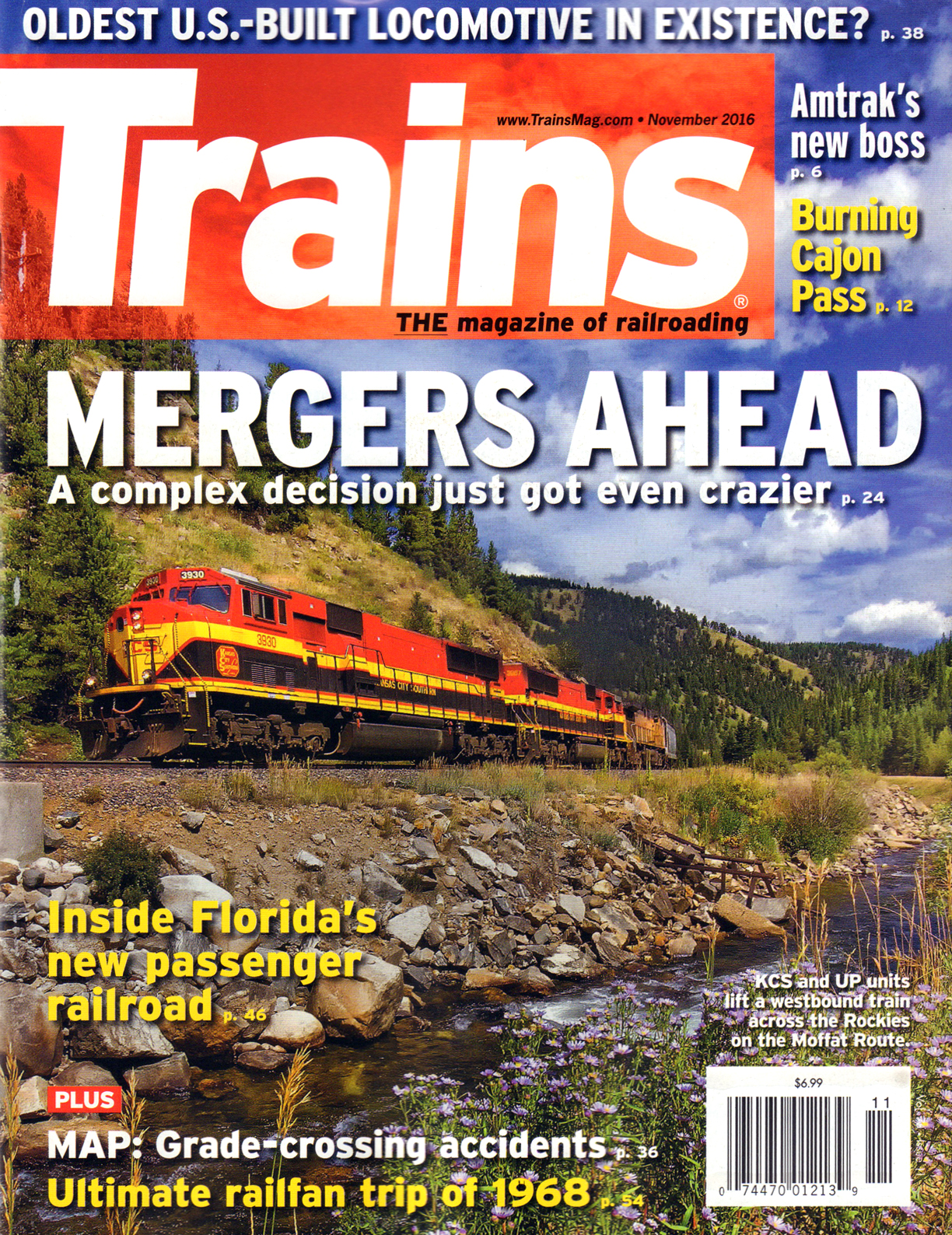 Trains November 01, 2016 Issue Cover