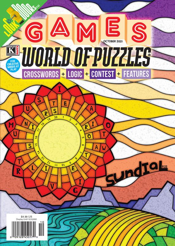 Games-World-of-Puzzles October 01, 2021 Issue Cover