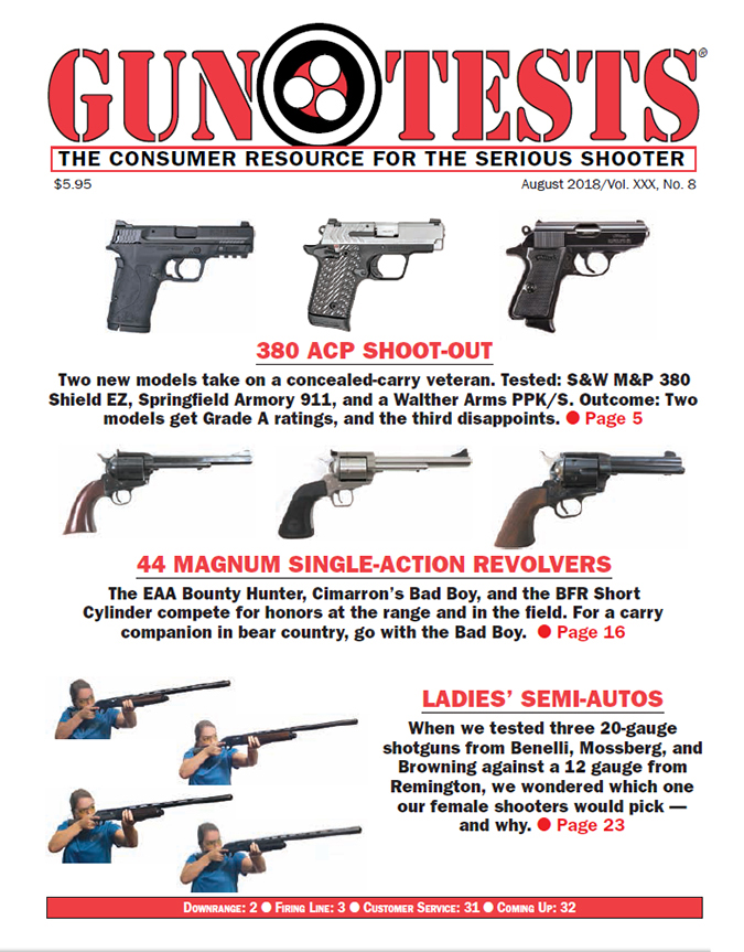 Gun-Tests August 01, 2018 Issue Cover