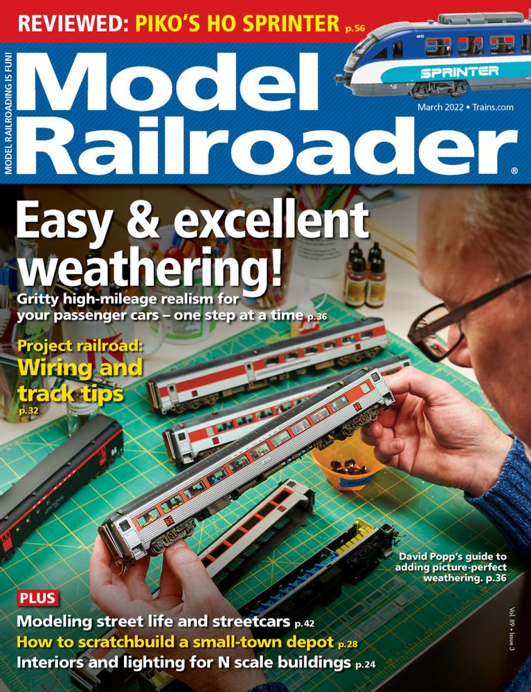 model-railroader March 01, 2022 Issue Cover