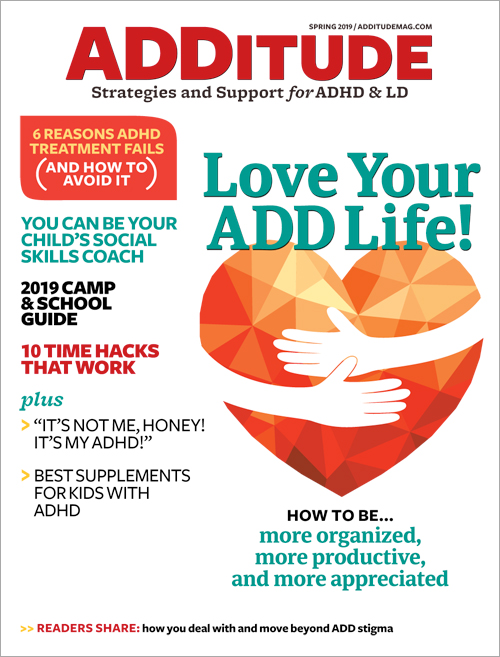 ADDitude March 01, 2019 Issue Cover