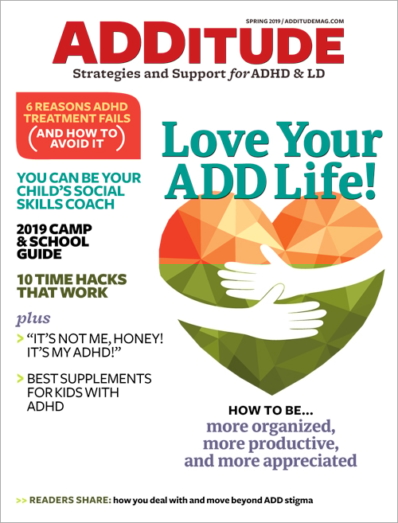 ADDitude March 01, 2019 Issue Cover