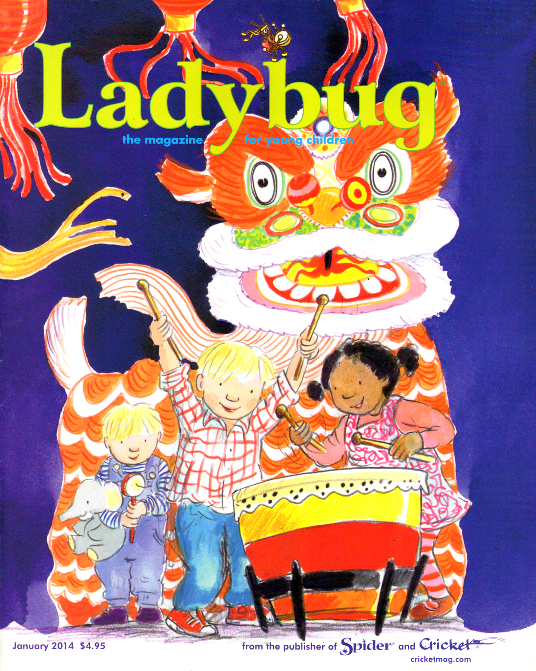 Ladybug January 01, 2014 Issue Cover
