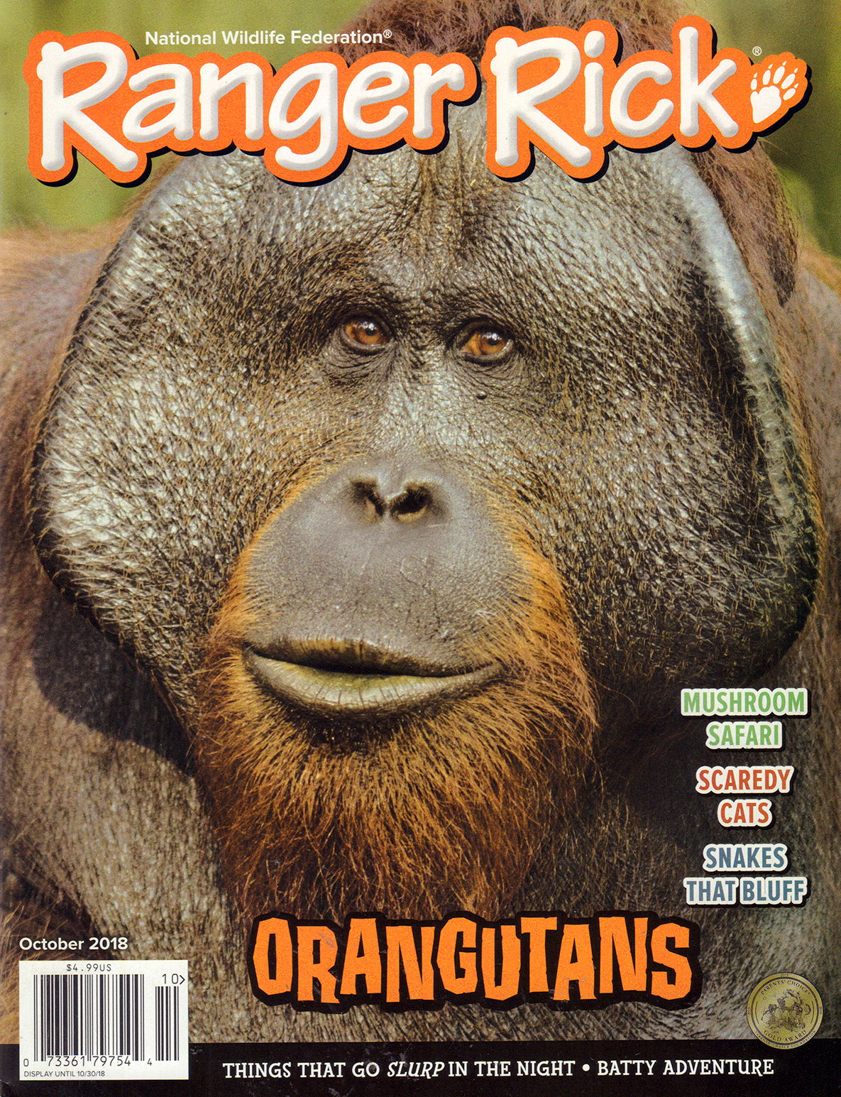 Ranger-Rick October 01, 2018 Issue Cover