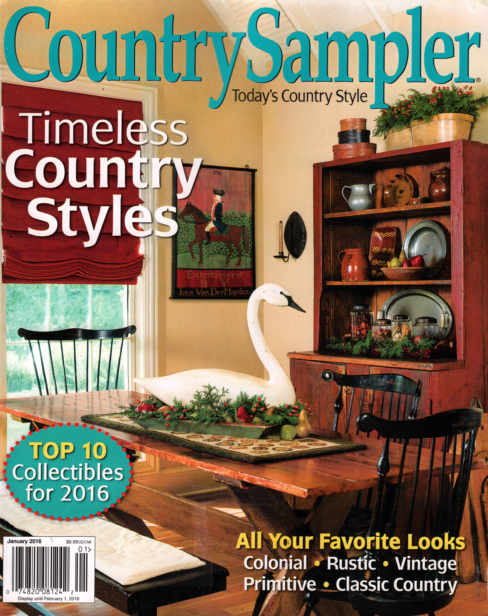 Country-Sampler January 01, 2016 Issue Cover
