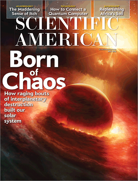 Scientific-American May 01, 2016 Issue Cover