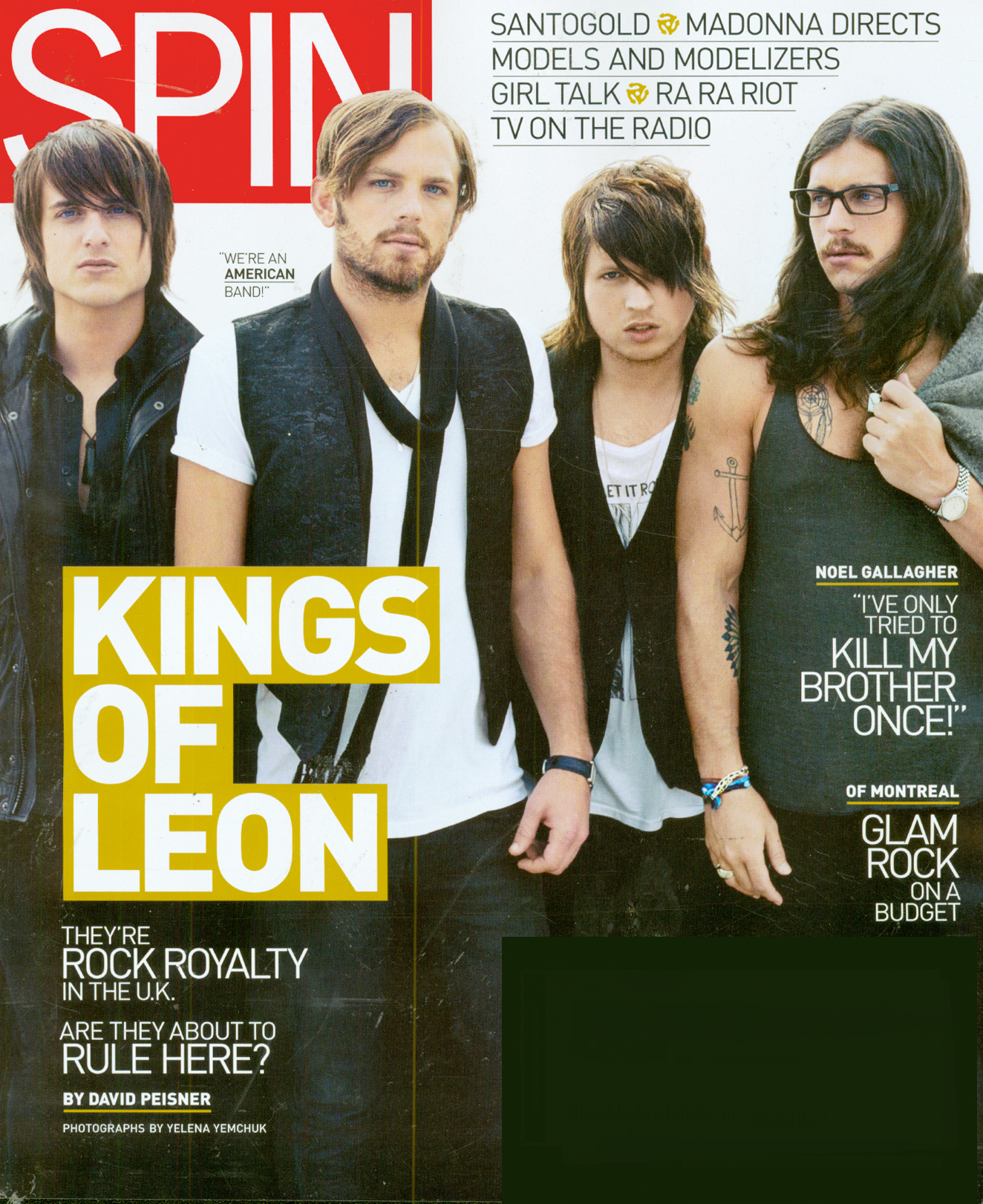 Spin October 01, 2008 Issue Cover