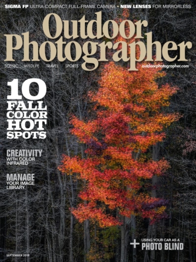 Outdoor Photographer September 01, 2019 Issue Cover