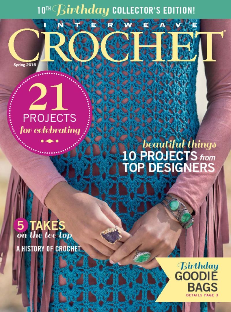Interweave-Crochet March 01, 2016 Issue Cover