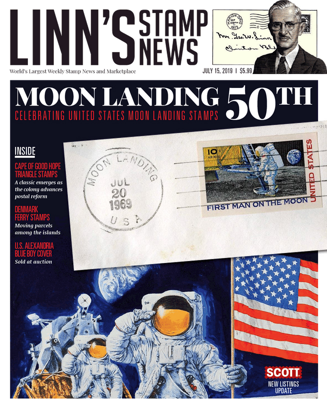 Linns-Stamp-News-Weekly July 15, 2019 Issue Cover
