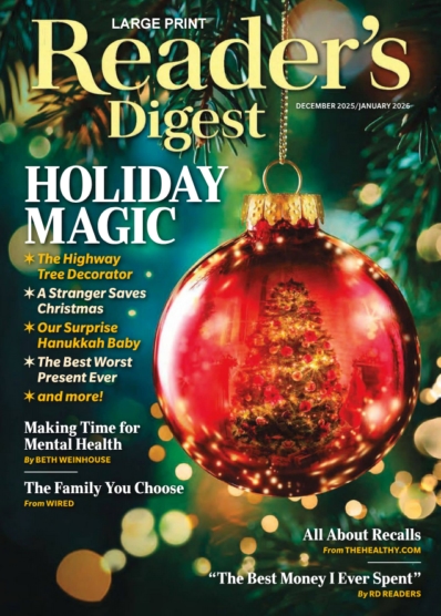 Reader's Digest - Large Print December 01, 2025 Issue Cover