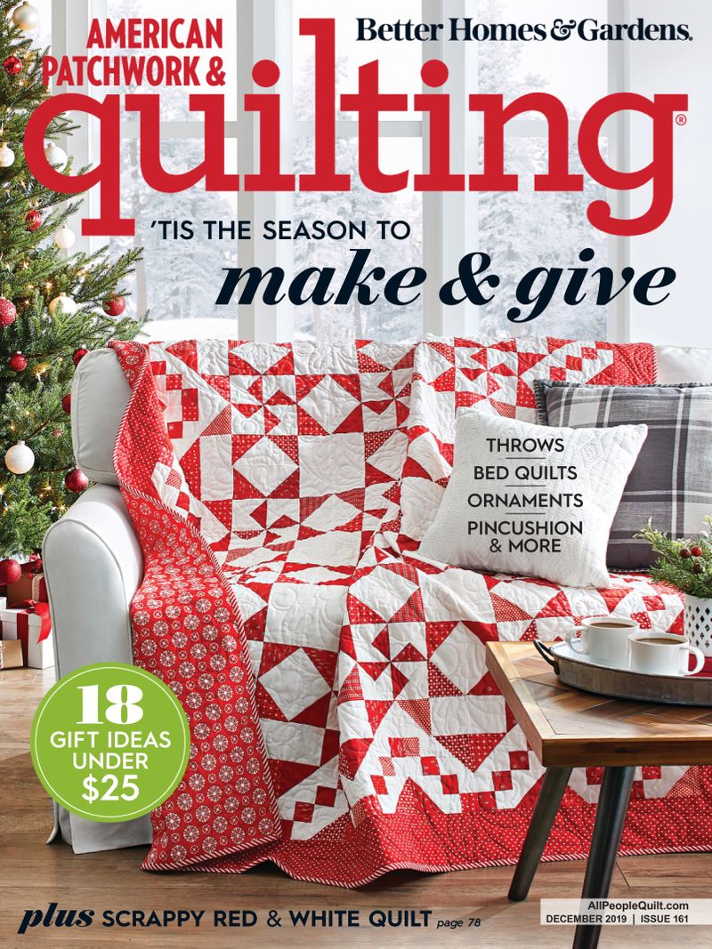 american-patchwork-and-quilting December 01, 2019 Issue Cover