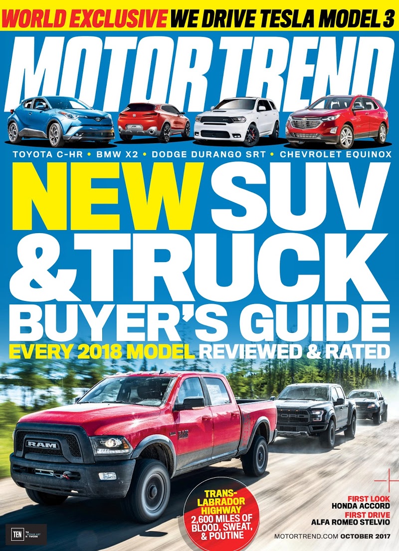 Motor-Trend October 01, 2017 Issue Cover