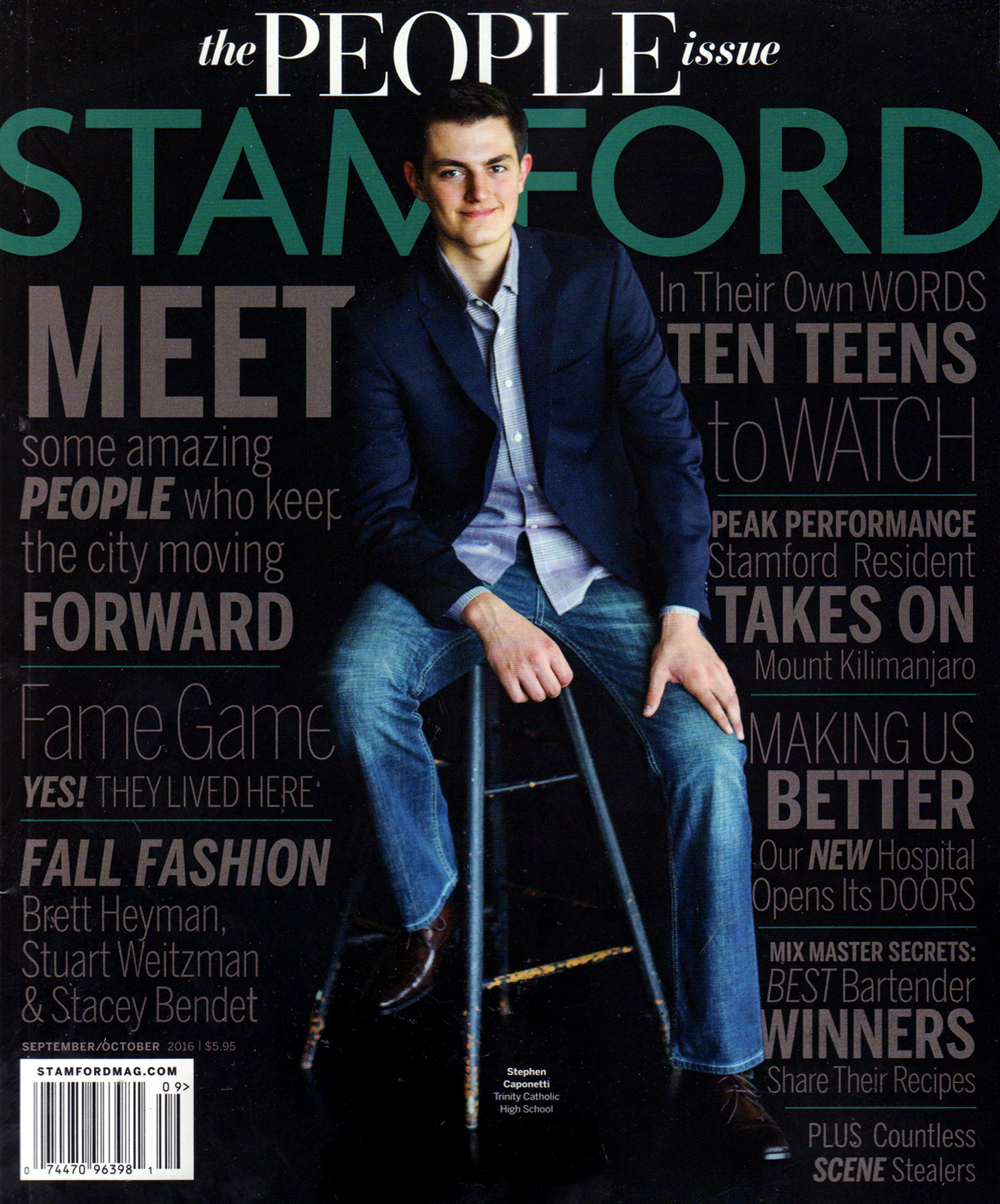 Stamford-Magazine September 01, 2016 Issue Cover
