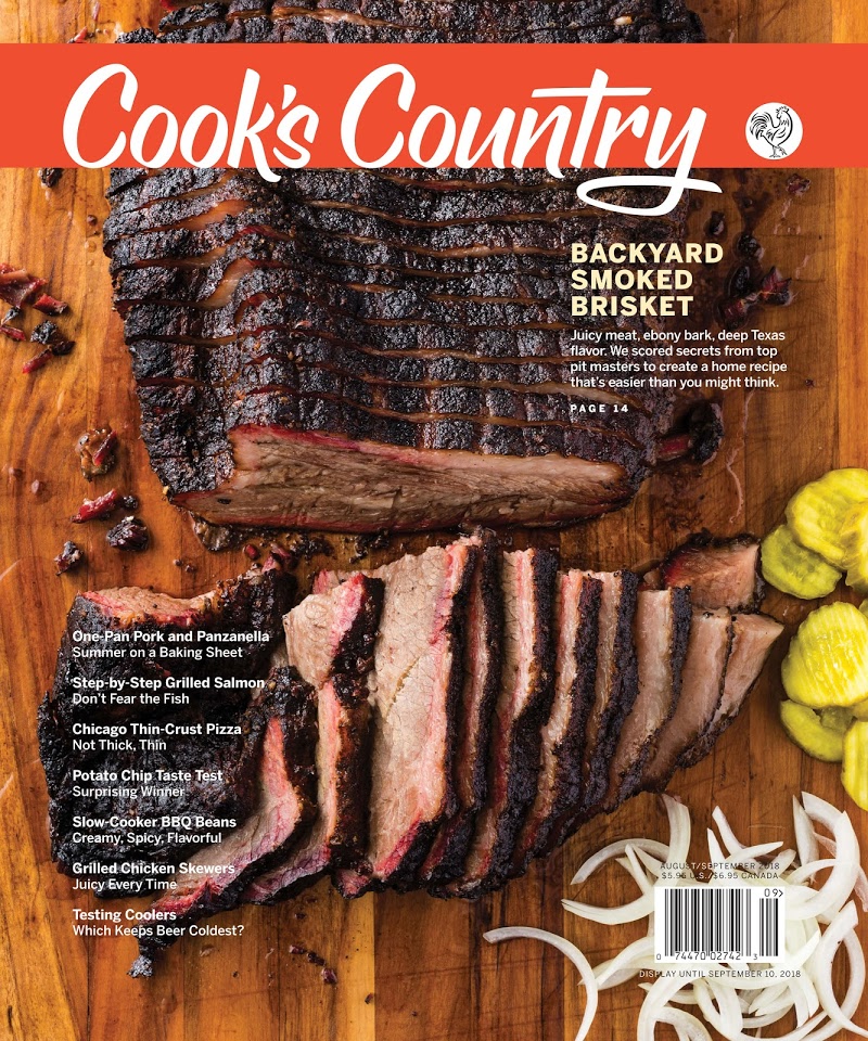 cooks-country August 01, 2018 Issue Cover