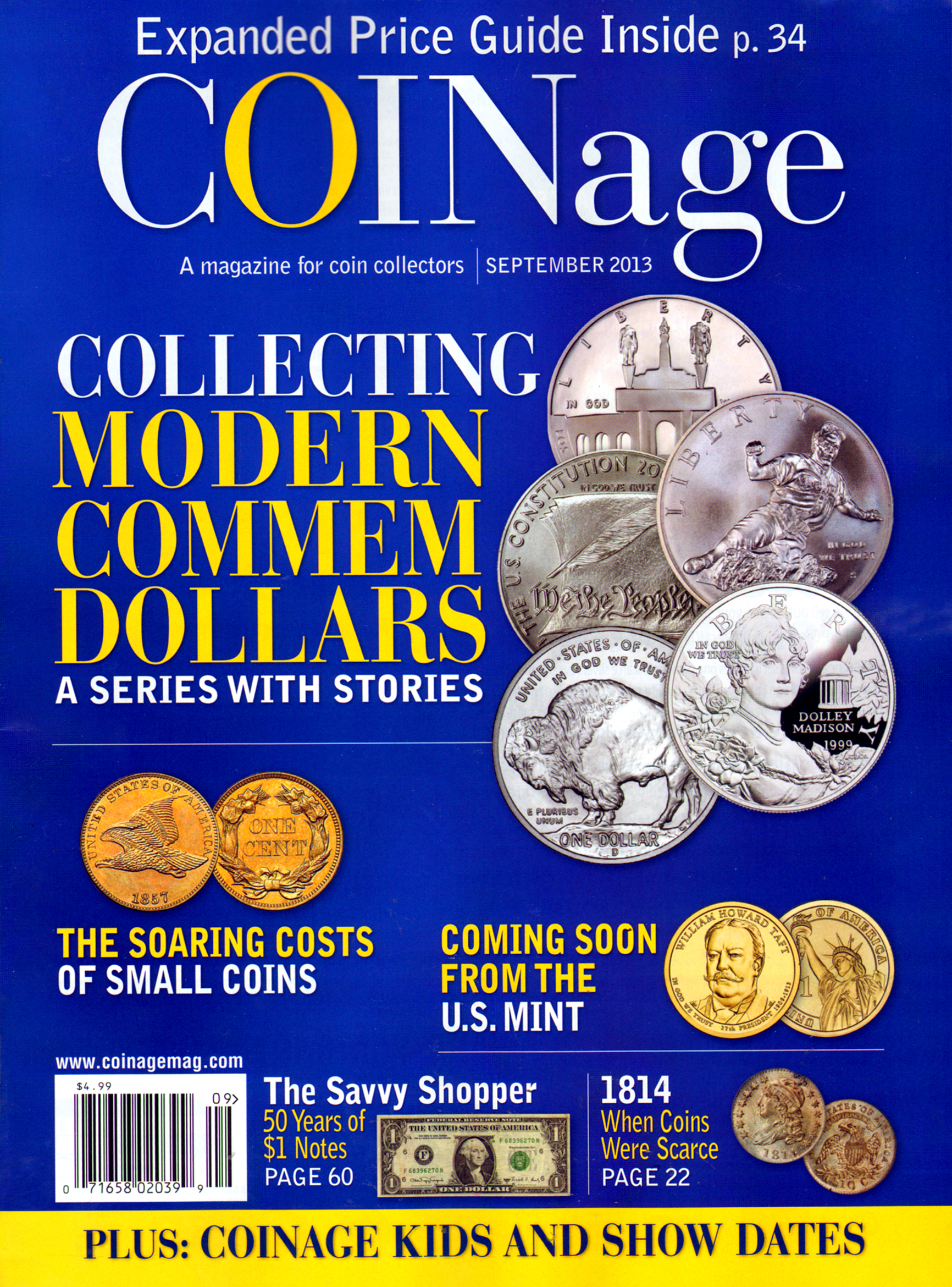 Coinage September 01, 2013 Issue Cover