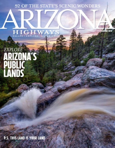 Arizona Highways January 01, 2018 Issue Cover