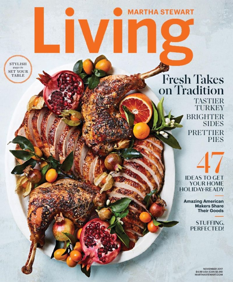 Martha-Stewart-Living November 01, 2017 Issue Cover
