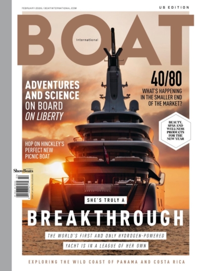 Boat International US February 01, 2026 Issue Cover