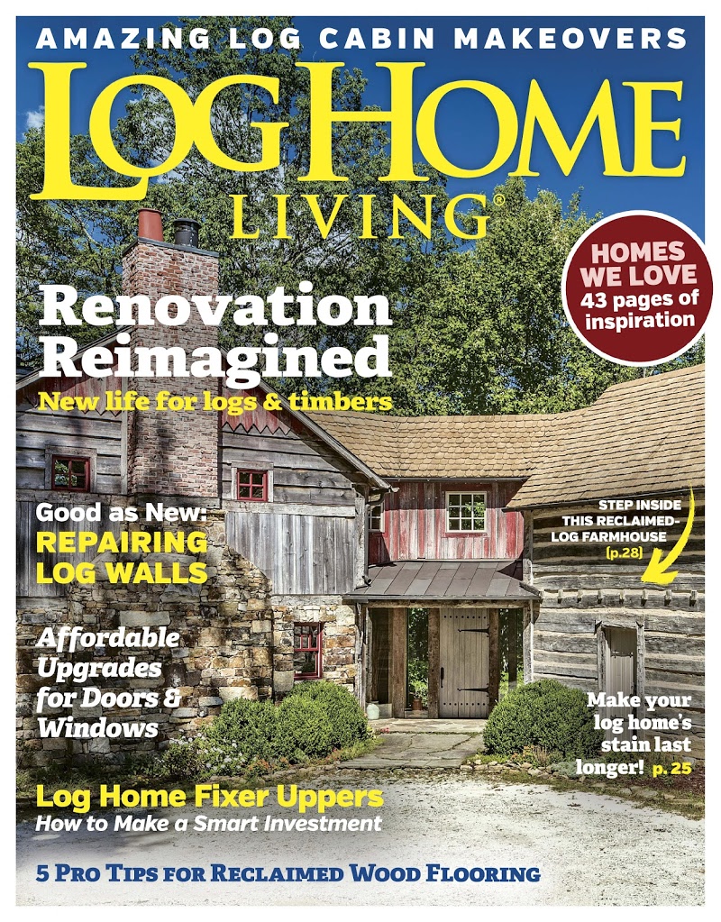 Log-and-Timber-Home-Living September 01, 2017 Issue Cover