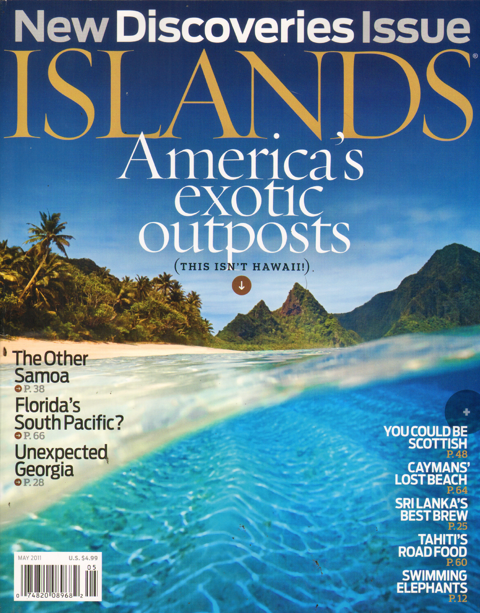 Islands April 01, 2011 Issue Cover