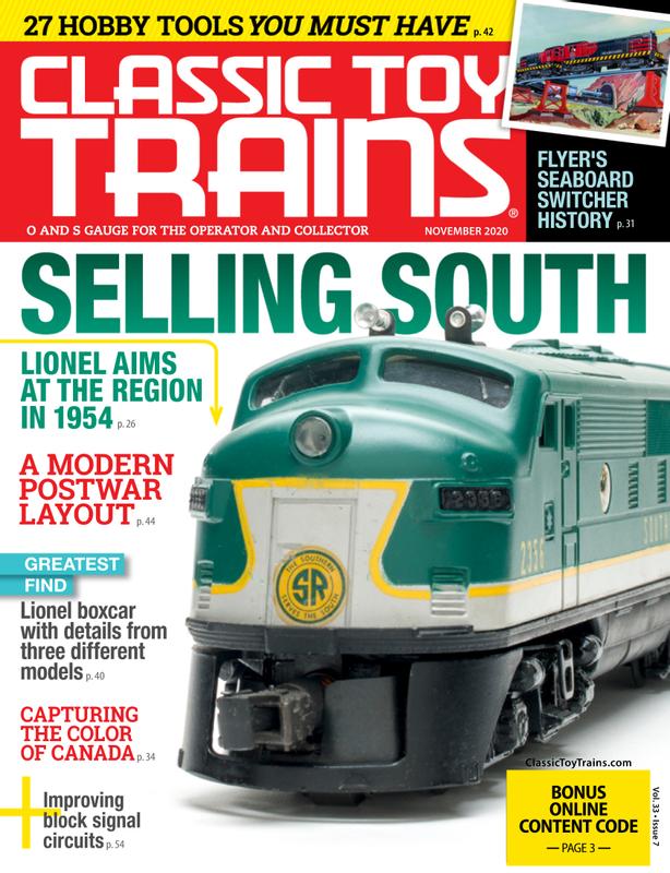 Classic-Toy-Trains November 01, 2020 Issue Cover