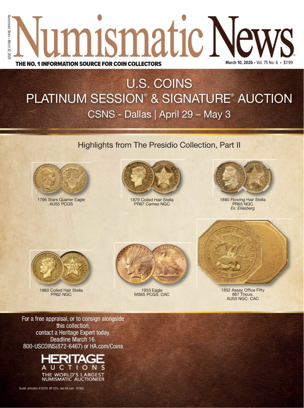 Numismatic-News March 10, 2026 Issue Cover