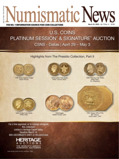 Numismatic News March 10, 2026 Issue Cover