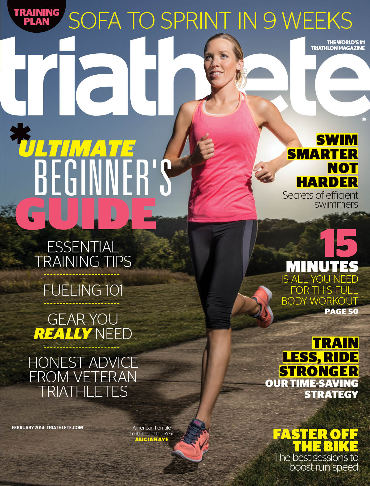 Triathlete February 01, 2014 Issue Cover