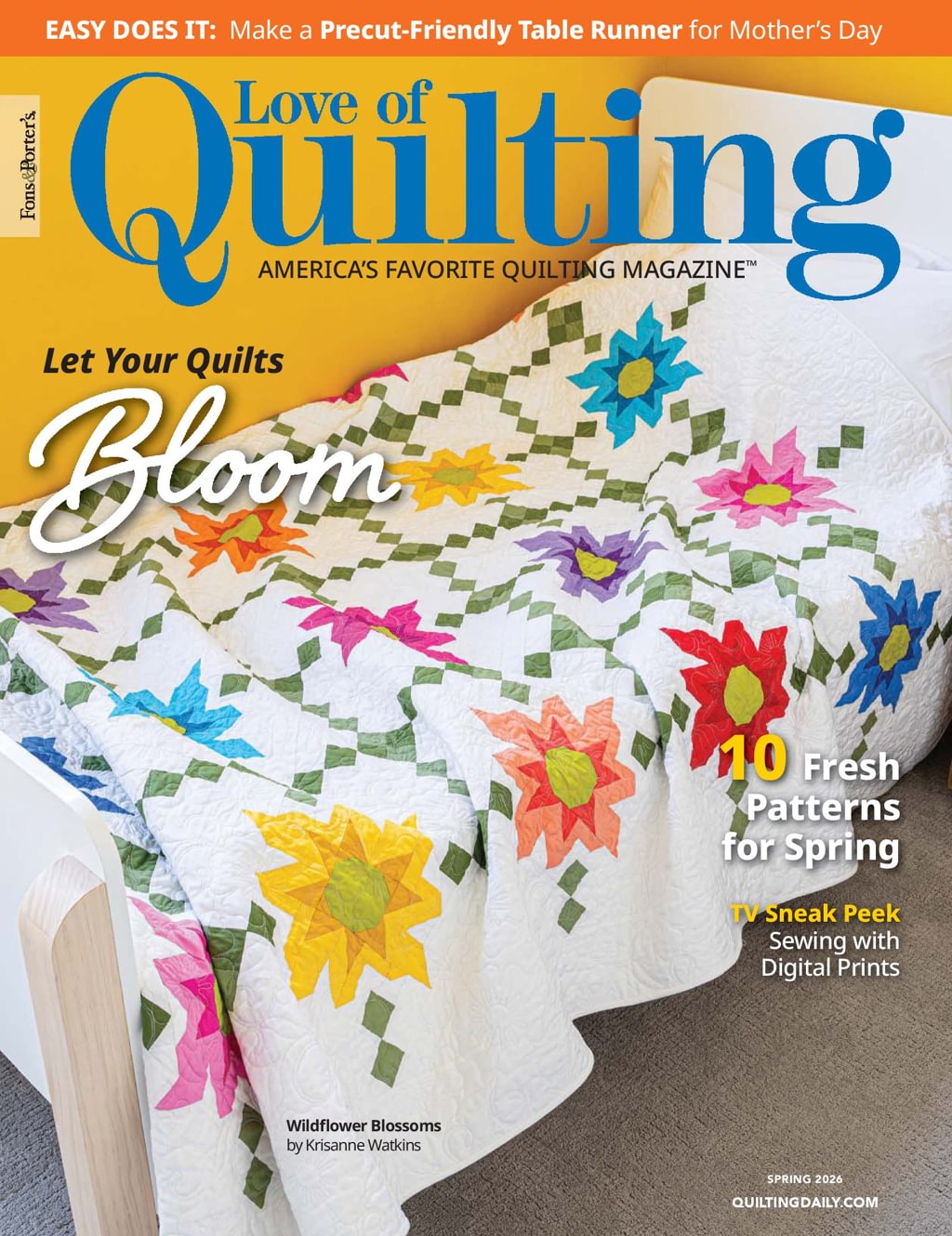 Fons & Porter's Love of Quilting March 01, 2026 Issue Cover