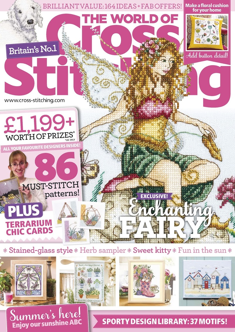 The-World-of-Cross-Stitching August 01, 2018 Issue Cover