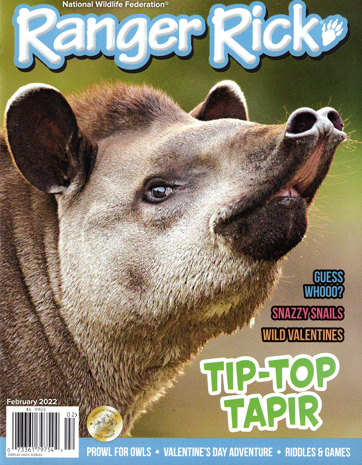 Ranger-Rick February 01, 2022 Issue Cover